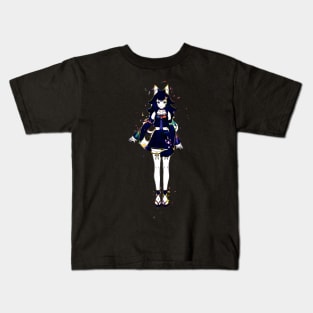 Azur Lane Mio Ookami Pop Art Kids T-Shirt